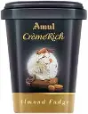 Amul IC CrEme Rich AL (Almond) Fudge 125ml Cup (8 Pcs / box)