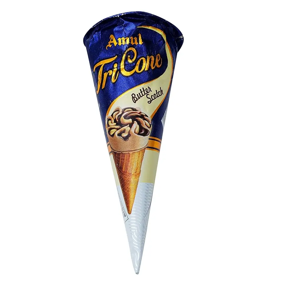 Amul IC Tricone Butterscotch (20 Pcs / box)