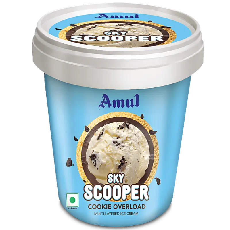 Amul IC Jumbo SKYSCOP Cookies (125ml, 8 Units / Box)