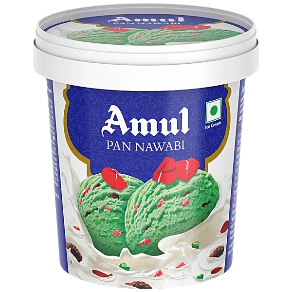 Amul IC Jumbo Cup Pan Nawabi (125ml, 8 Units / Box)
