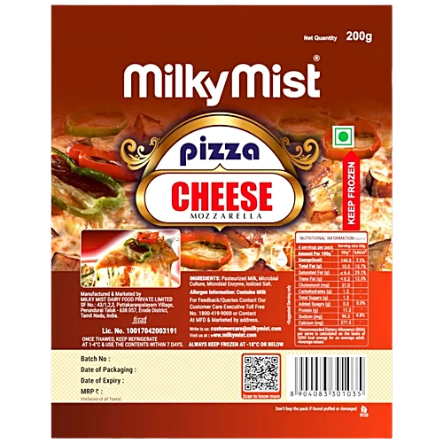 Milky Mist Cheese | Pizza Mozzarella (200g)
