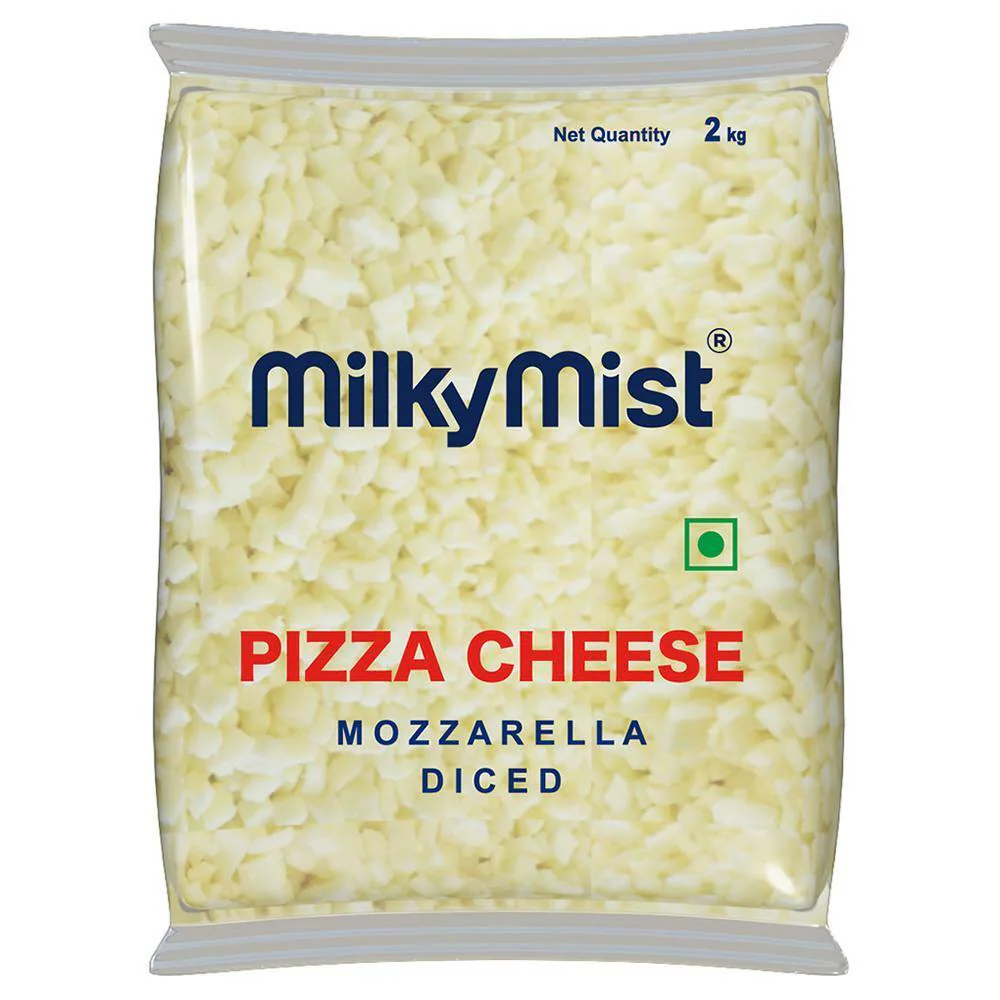 Milky Mist Cheese | Mozzarella Diced (2Kg)
