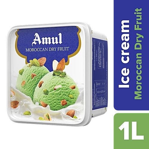 Amul IC Tub Moroccan Dry Fruit 1L (3pcs/ box)