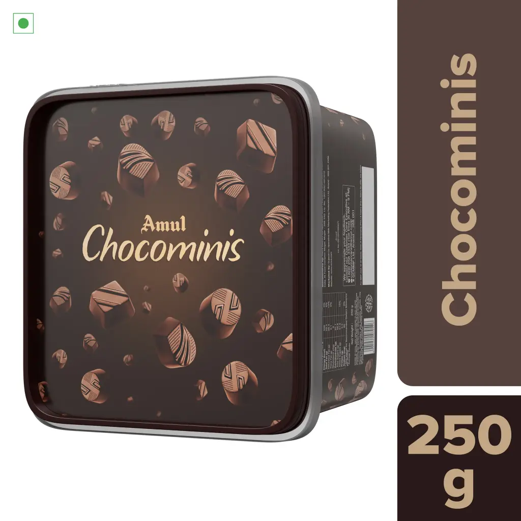 Amul Chocomini Chocolate (250gm Tub(~47 Units))