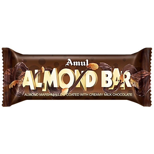Amul Almond Bar Chocolate (35gm 20 Units / Box)