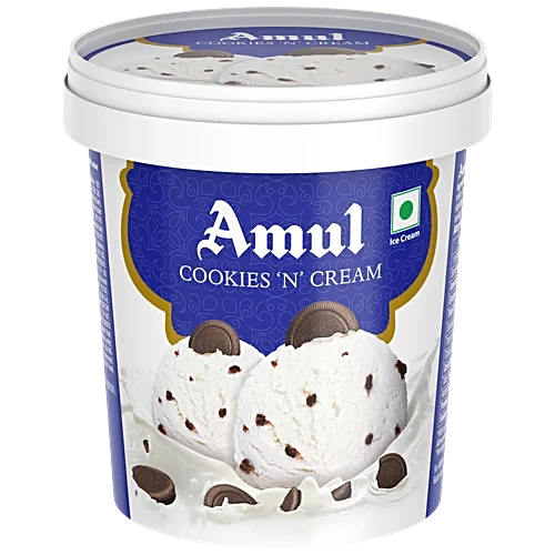 Amul Cookies N Cream Ice Cream