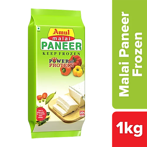  Amul Malai Paneer Block 14 U x1 Kg( 2 Blocks x 500g)