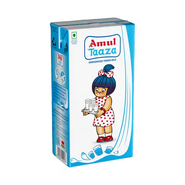 Amul Taaza Fresh Toned Milk 500ml