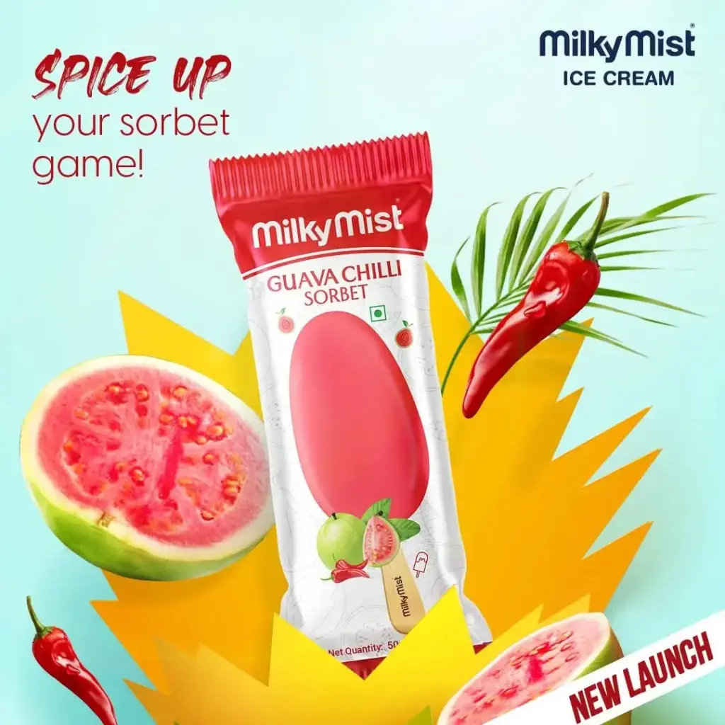 Milky Mist Sorbet | Guava Chilli (50ml, 30 Units / Box)