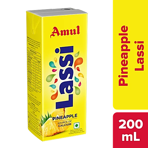 Amul Lassi | Pipeapple (200ml, 30 Units / ZTR)