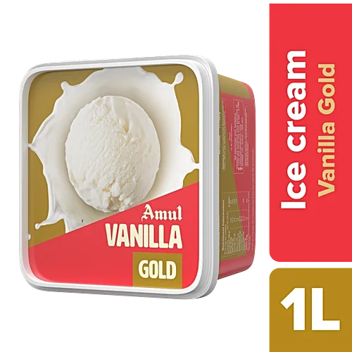 Amul IC Gold Vanilla (1L, 3 Units / Box)