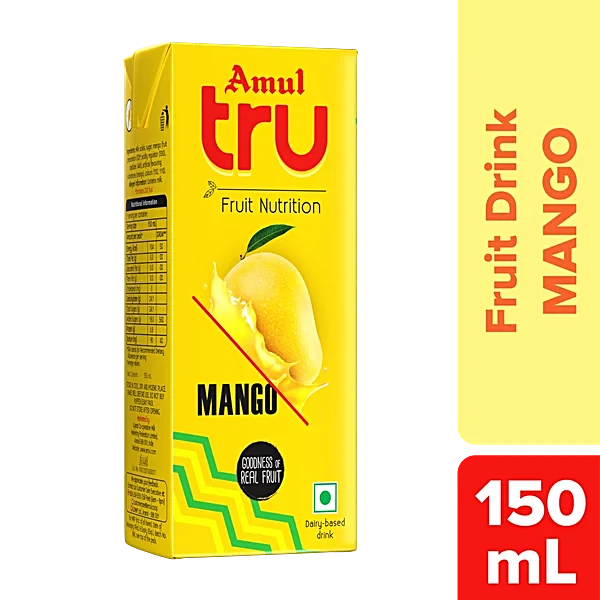 Amul TRU Mango 150ml (30 Units / Box)
