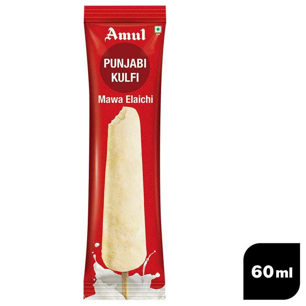 Amul IC Stk | Kulfi Punjabi (60ml, 20 Units)