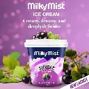 Milky Mist Sundae Ice Cream | Black Currant (125ml, 12 Units / Box)