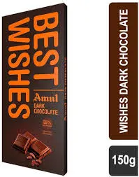 Amul Dark Chocolate | Best Wishes (150g)