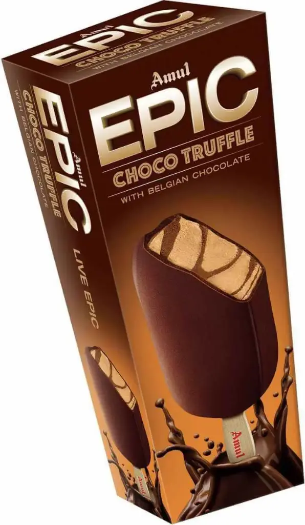 Amul IC Epic Choco | Truffle ( 80ml, 16 Units / box)