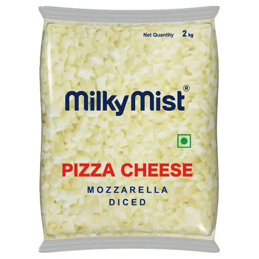 Milky Mist Cheese | Mozzarella Diced (2Kg)