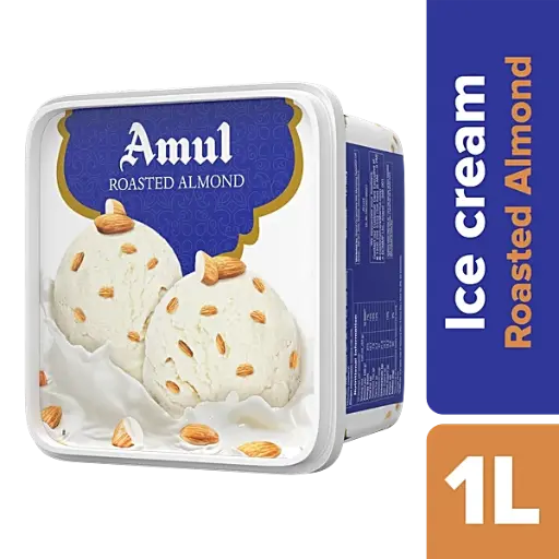 [ICPPRAL102] Amul IC Roasted Almond (1L, 3 Units / Box)