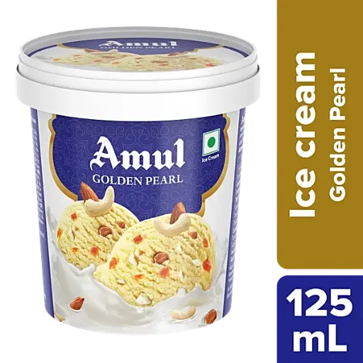 [ICCUGPL125] Amul IC Jumbo Cup Golden Pearl (125ml, 8 Units / Box)