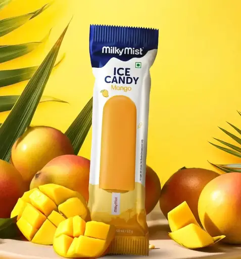 Milky Mist Ice Candy | Mango (60ml, 24 Units/ Box)