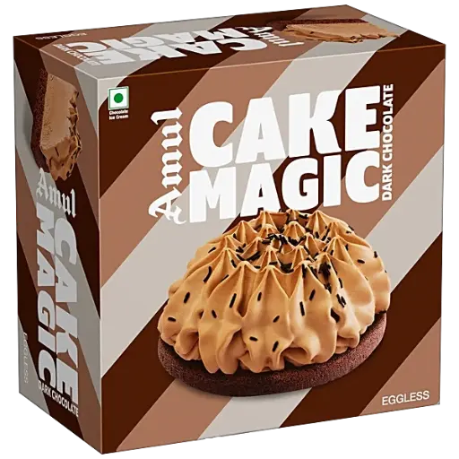 [ICNVCDC28] Amul IC Cake Magic Dark Chocolate Eggless Ice Cream, 750 ml