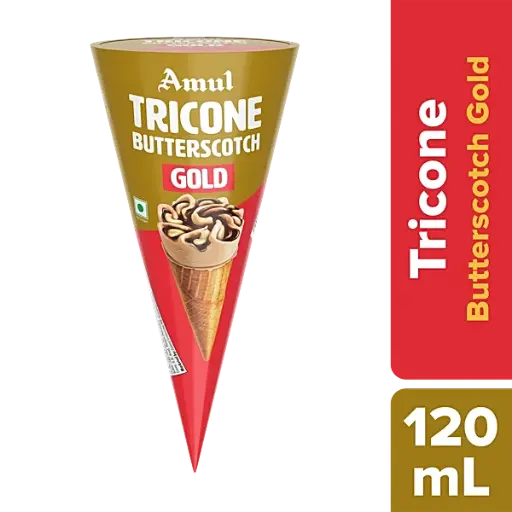 [ICTRGBS52] Amul IC Gold Tricone | Butter Scotch (120ml, 20 Units / Box)