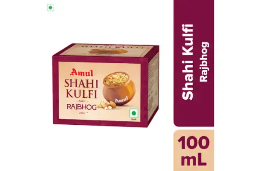 [ICNVSKR98]  Amul IC Kulfi | Shahi Rajbhog (100ml, 8 Units / Box)