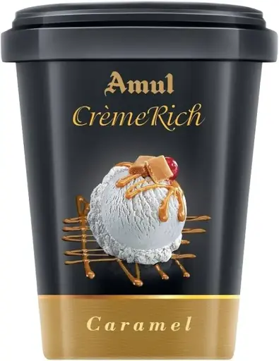 [ICCRCRM01] Amul IC CrEme Rich Caramel 125ml Cup (8 Pcs / box)