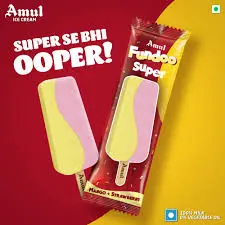 [ICEXMST21] Amul IC Fundoo Super Ms (Mango - Strawberry) 60ml (20 Pcs / box)