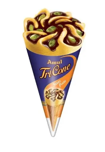 [ICTRKPI31] Amul IC Tricone Kesar Pista 120ml (20 Pcs / box)