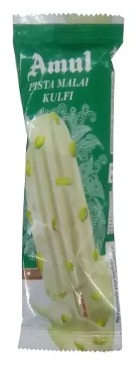 [ICSTKOS59] Amul IC Stk Kulfi Pista Malai 60ml (20 Pcs / box)